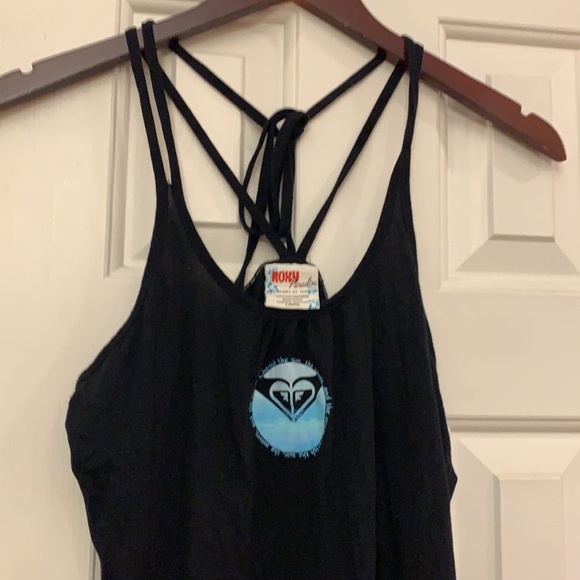 😍 2/$29 4/$50 Roxy Paradise Halter tank top black - Picture 2 of 8